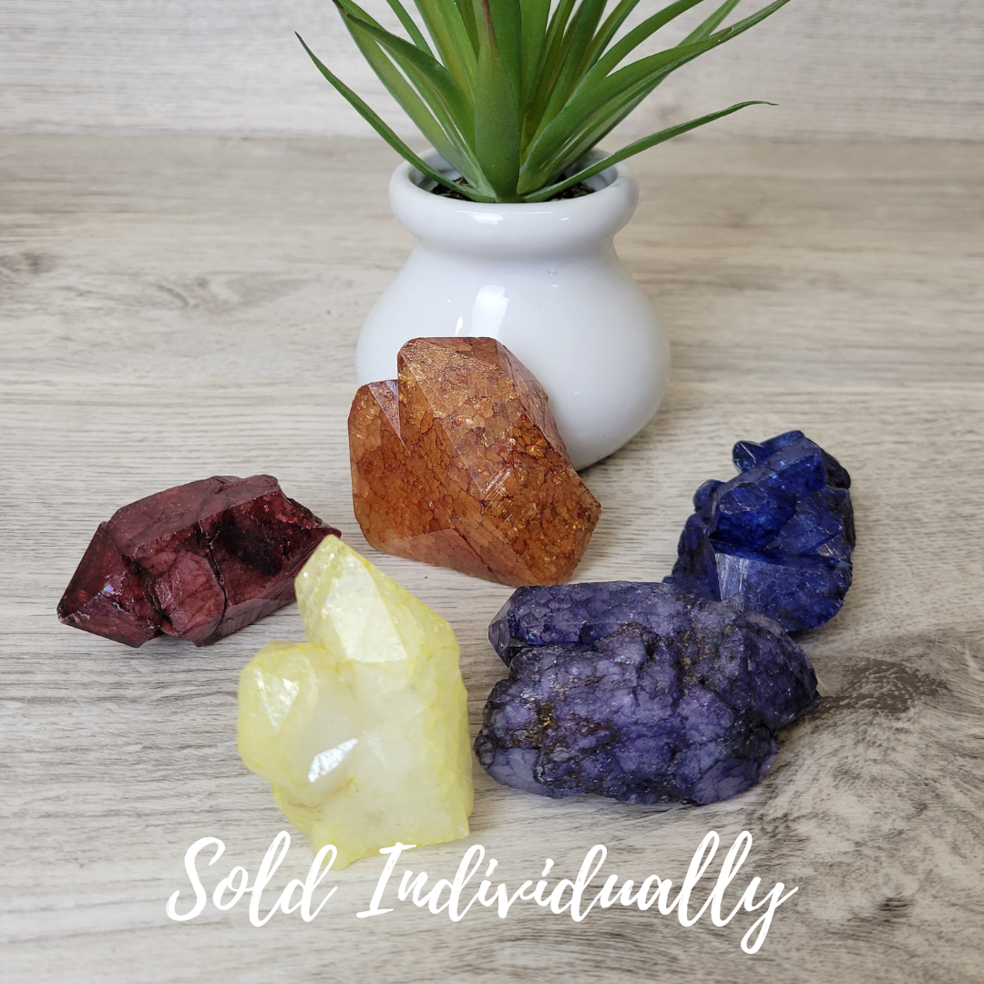 Dyed Quartz Specimen-Sold individually - Main Image