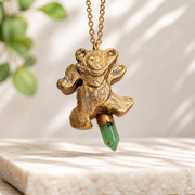 Electroformed Dancing Bear Necklaces - Artisan Made