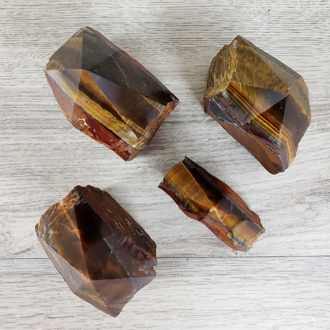 Tigers Eye Polished Tip 2 to 5"