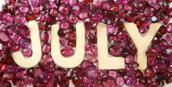 Birthstones for July: Ruby and Carnelian