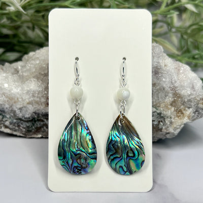 Abalone and Mother of Pearl Earrings - Artisan Made