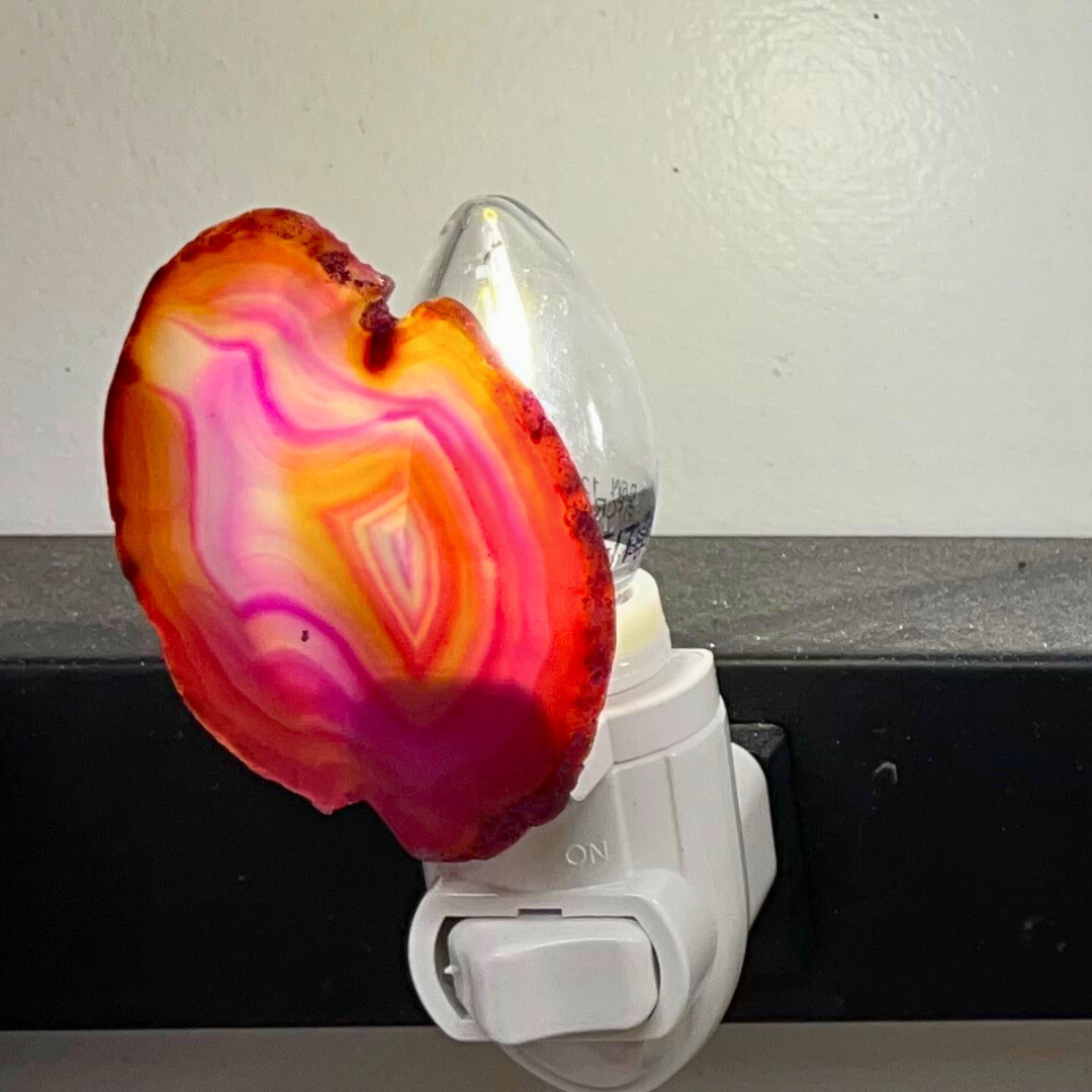 Agate Night Light - Artisan Made