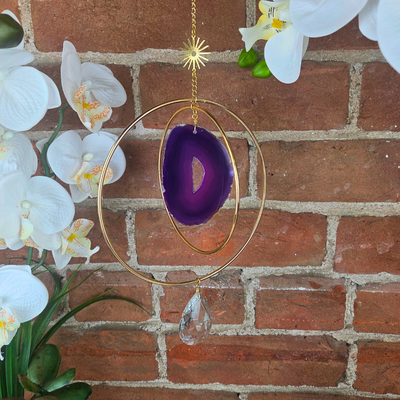 Agate Suncatcher- Artisan Made