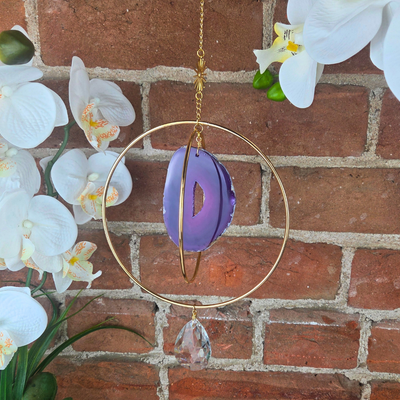 Agate Suncatcher- Artisan Made