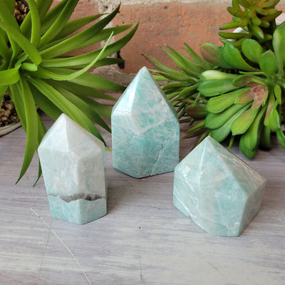 Amazonite Polished Pillar
