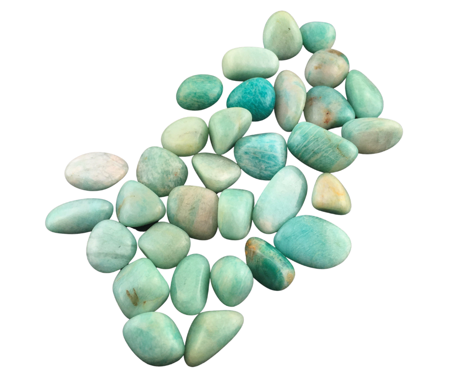 Amazonite Tumbled Stone 1-inch Sold Individually