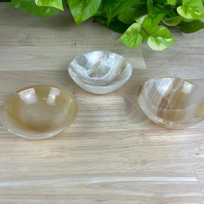 Amber Onyx Round Snack Dish 3" x 1"