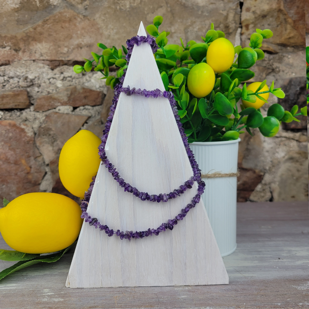 Amethyst Endless Chip Bead Necklace