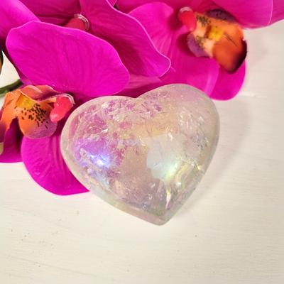 Angel Aura Heart Polished