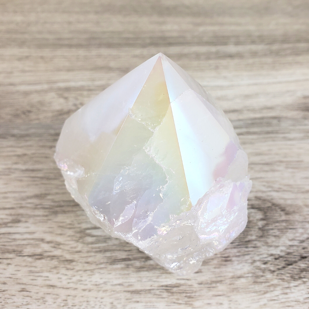 Angel Aura Quartz Polished Tip 2"-5"