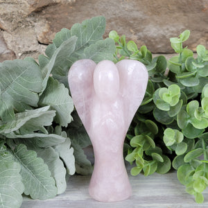 Angels Carved 4-6" (Rose Quartz, Amethyst, Clear Quartz)