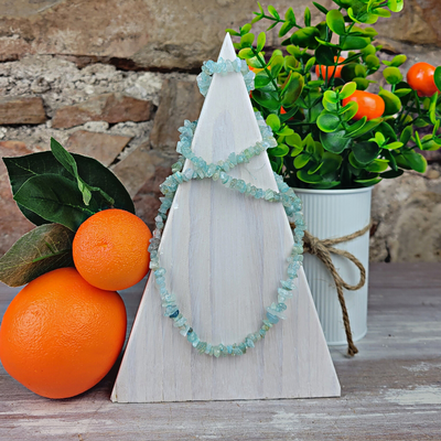 Apatite Endless Chip Bead Necklace