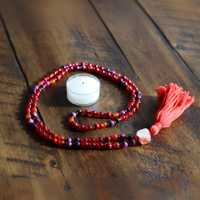 Aries Zodiac Mala - Artisan Made
