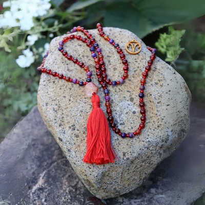Aries Zodiac Mala - Artisan Made