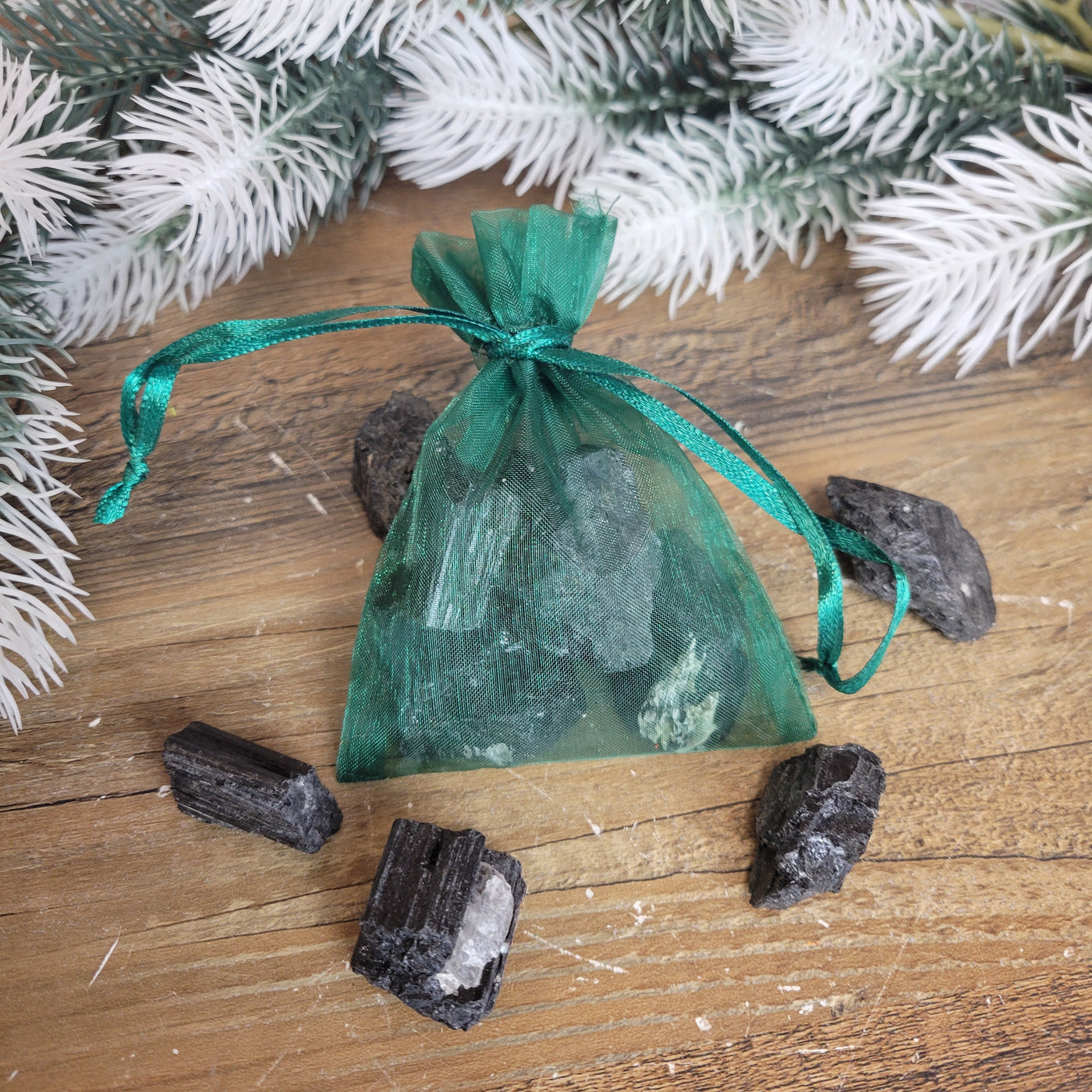 "Bag of Coal"-Black Tourmaline Chunks