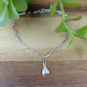 Bee Sterling Silver Bracelet - Artisan Made