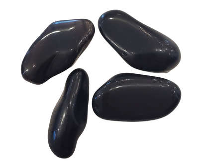 Black Obsidian Tumbled Stone 1-2" *Sold Individually*