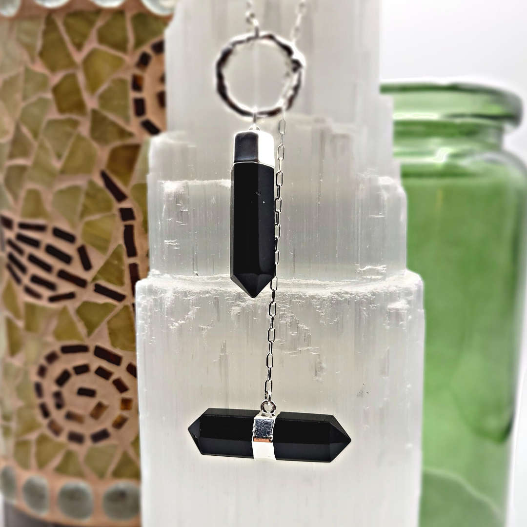 Black Onyx Long Necklace