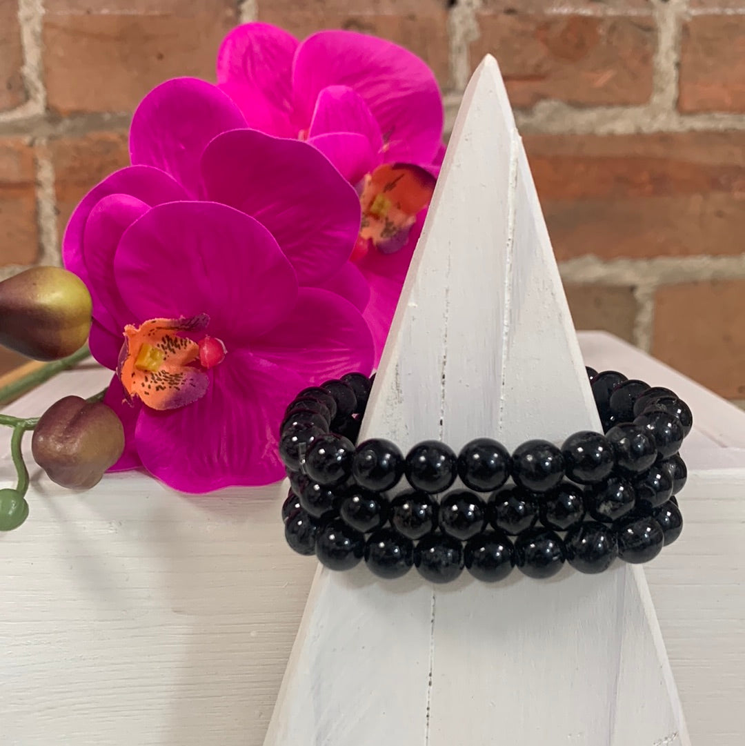 Black Tourmaline 8mm Stretch Bracelet