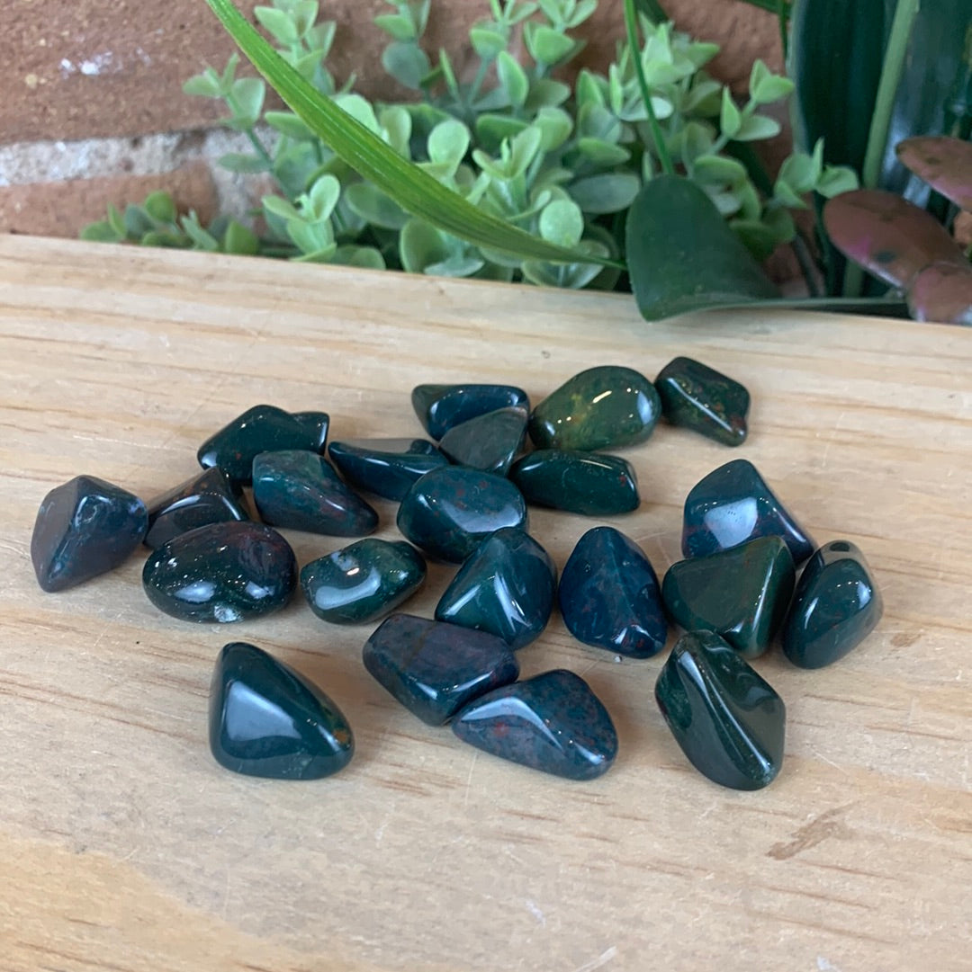 Bloodstone Tumbled 1" *Sold Individually*