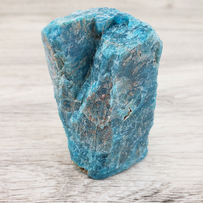 Blue Apatite Rough Chunks 3.5” to 5”