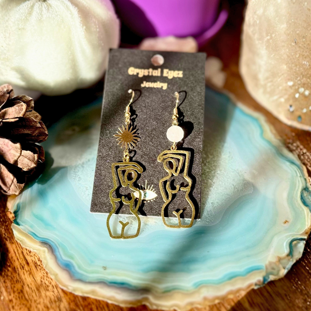 Body of a Goddess Earrings - Artisan Made