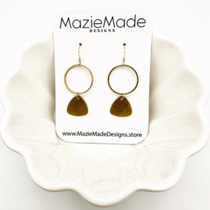 Boho Brass Geometric: Umber - Artisan Made