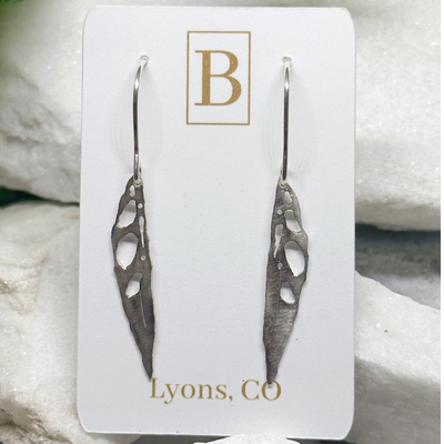 Botanical Earrings-Sterling Silver - Artisan Made