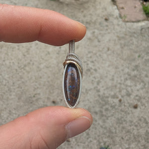 Boulder Opal Pendant - Artisan Made