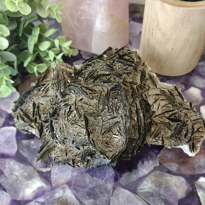 Calcite with Goethite Specimen Mexico 6.5" x 4" x 2"