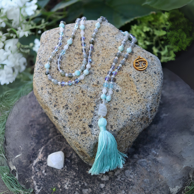 Cancer Zodiac Mala - Artisan Made