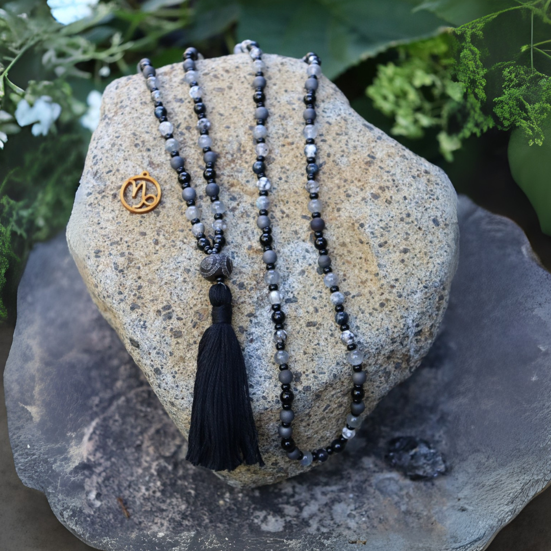 Capricorn Zodiac Mala - Artisan Made