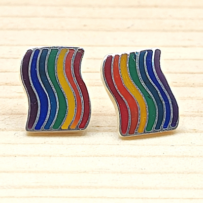 Chakra Sea Shell Stud Earrings