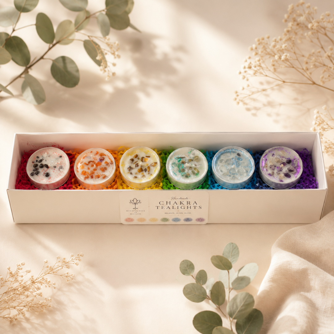 Chakra Tealight Set - Artisan Made