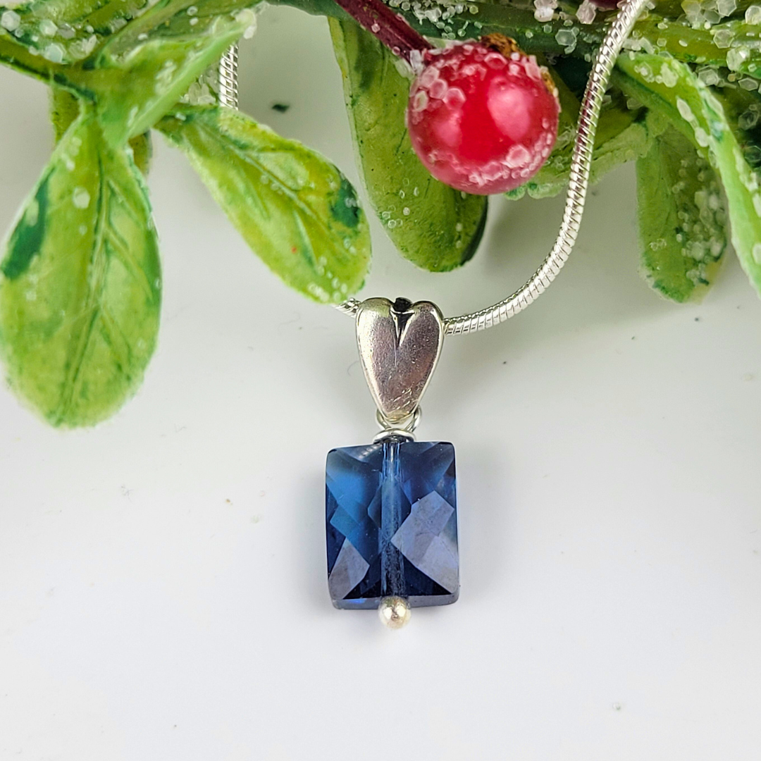 "Channel Your Inner Wisdom" London Blue Topaz Necklace - Artisan Made