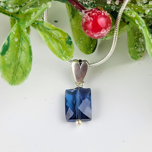 "Channel Your Inner Wisdom" London Blue Topaz Necklace - Artisan Made