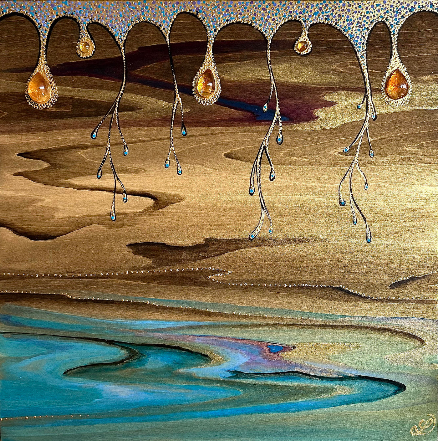 Citrine Sensation - Original Artwork- Artisan Made