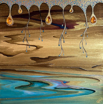 Citrine Sensation - Original Artwork- Artisan Made