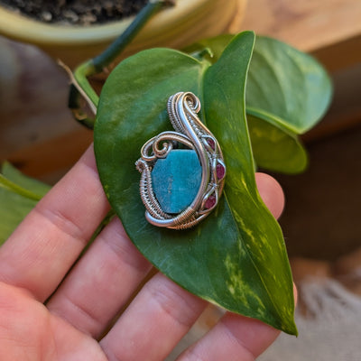 Colorado Amazonite Pendant - Artisan Made