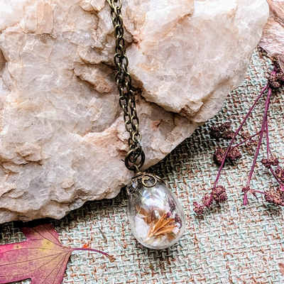 Colorado Wildflower Apothecary Necklace - Artisan Made