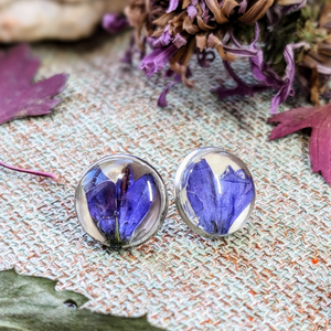 Colorado Wildflower Stainless Steel Studs - Artisan Made