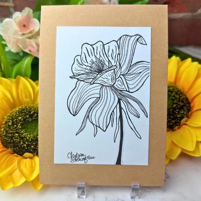 Columbine Flower Art Print - Artisan Made
