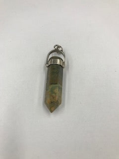 Crystal Point Pendant sterling silver - Double Terminated Points .75-2"