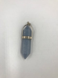 Crystal Point Pendant sterling silver - Double Terminated Points .75-2"