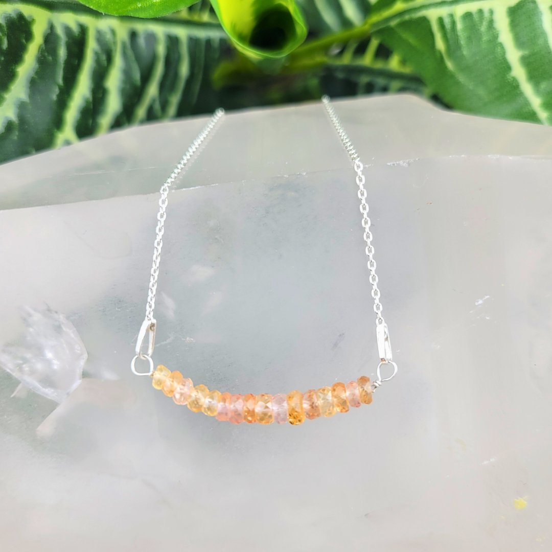 Delicate Sapphire Necklace Assorted - Artisan Made