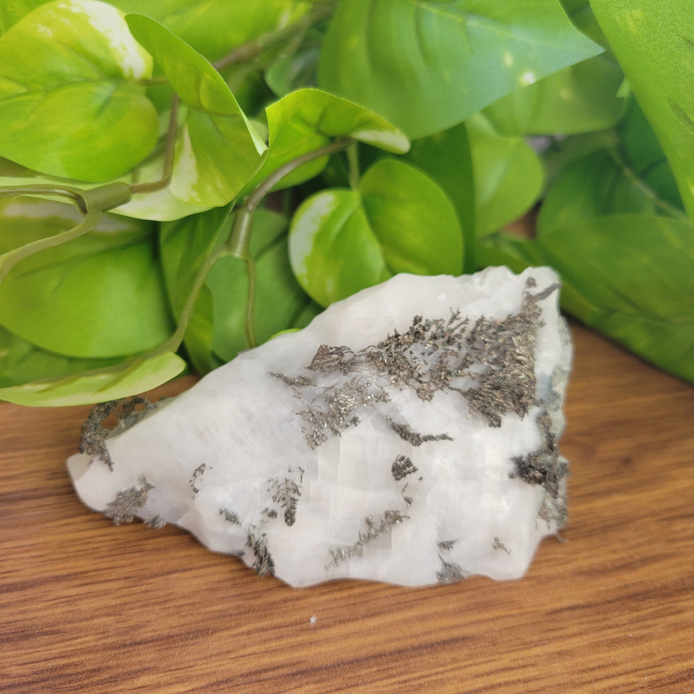 Dendritic silver on Calcite 2.25"x 3.5"