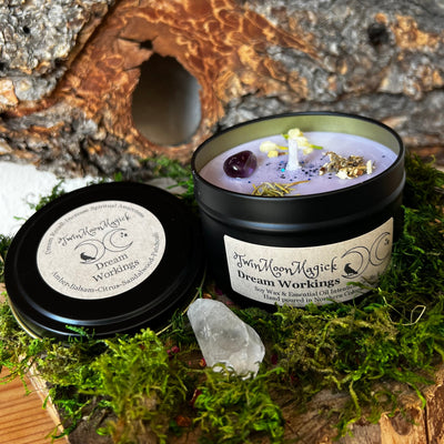 Dream Workings Intention Candle - Artisan Made