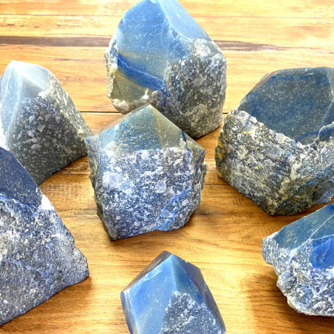 Dumortierite Polished Tips 1-3.9"