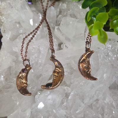 Electroformed Copper Shape Necklaces- Artisan Made