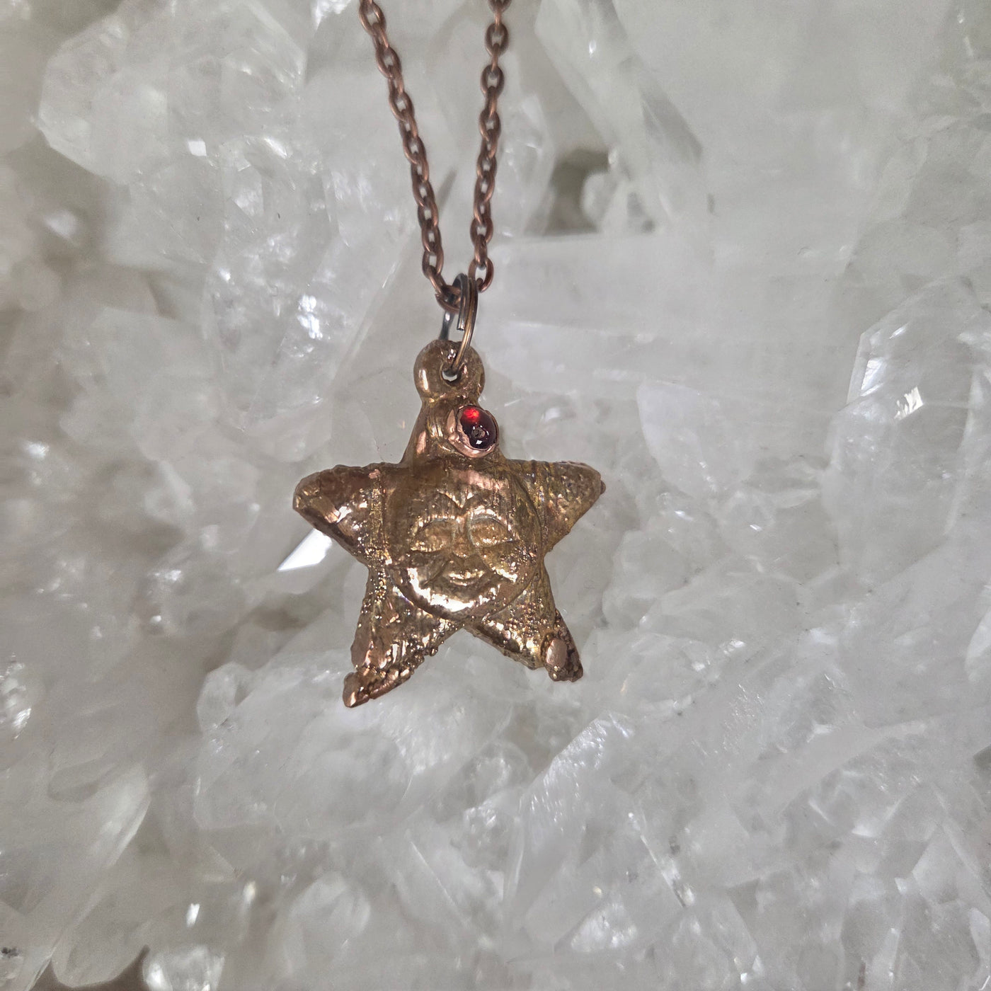 Electroformed Copper Shape Necklaces- Artisan Made